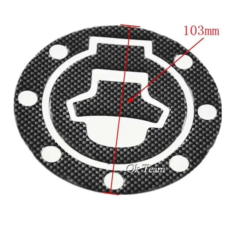 1 шт., универсальная накладка на бак из углеродного волокна для мотоцикла, защитная наклейка, крышка SV650/1000 GSXR600F 750F K4i K9