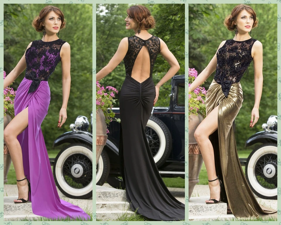 gold shimmer long dress