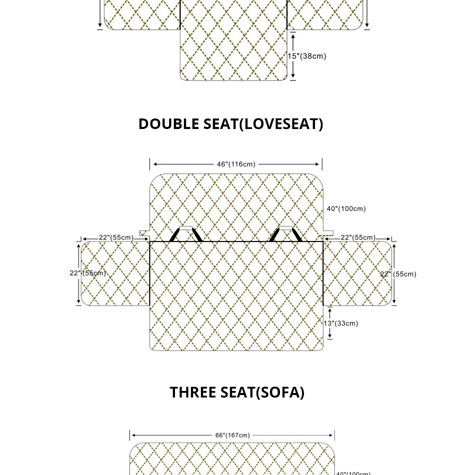 Водонепроницаемый стеганый диванных чехлов для собак домашних животных для малышей противоскользящие диван кресло-кровать чехлов кресло, мебель протектор 1/2/3 сиденье