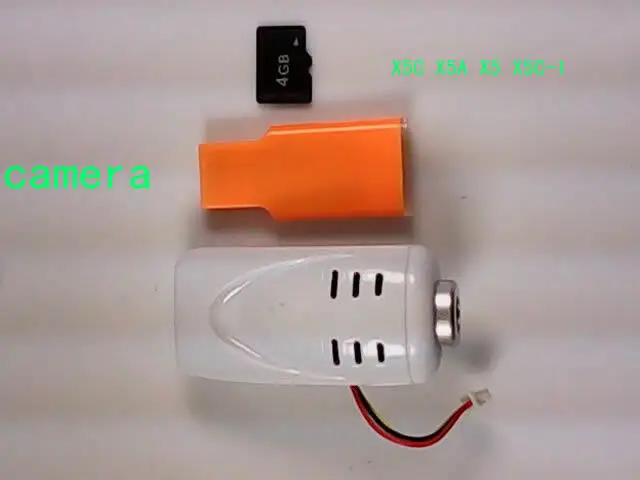 

free shipping 2.0MP HD Camera For SYMA X5C 6AXIS 4CH RC Quadcopter Drone with 4G Memory Card Spare Parts Extra Accessories
