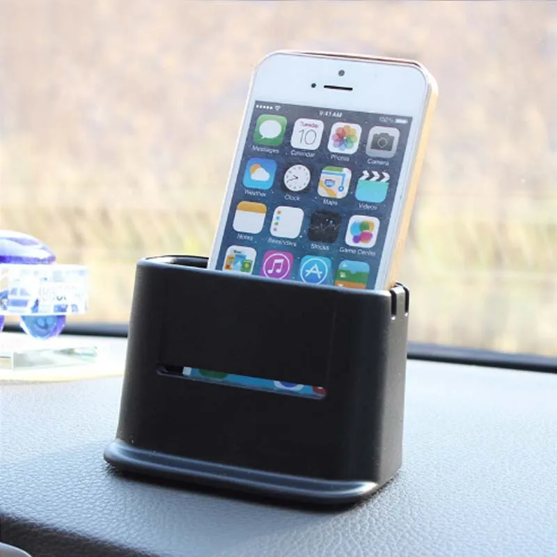 Car Organizer Storage Box Cell Phone Holder Car Dashboard Storage