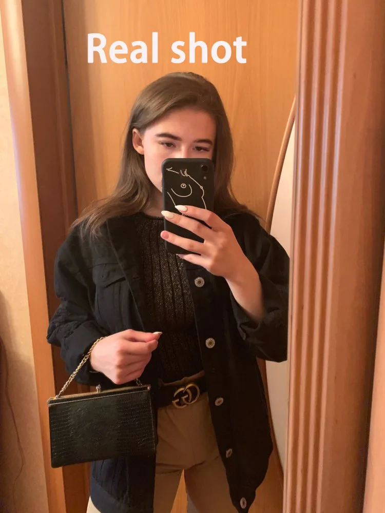 Finest 2020New Plus Size 4xl 5xl Ripped Black Denim Jacket Women Streetwear BF Pink Red White Lover's Jean