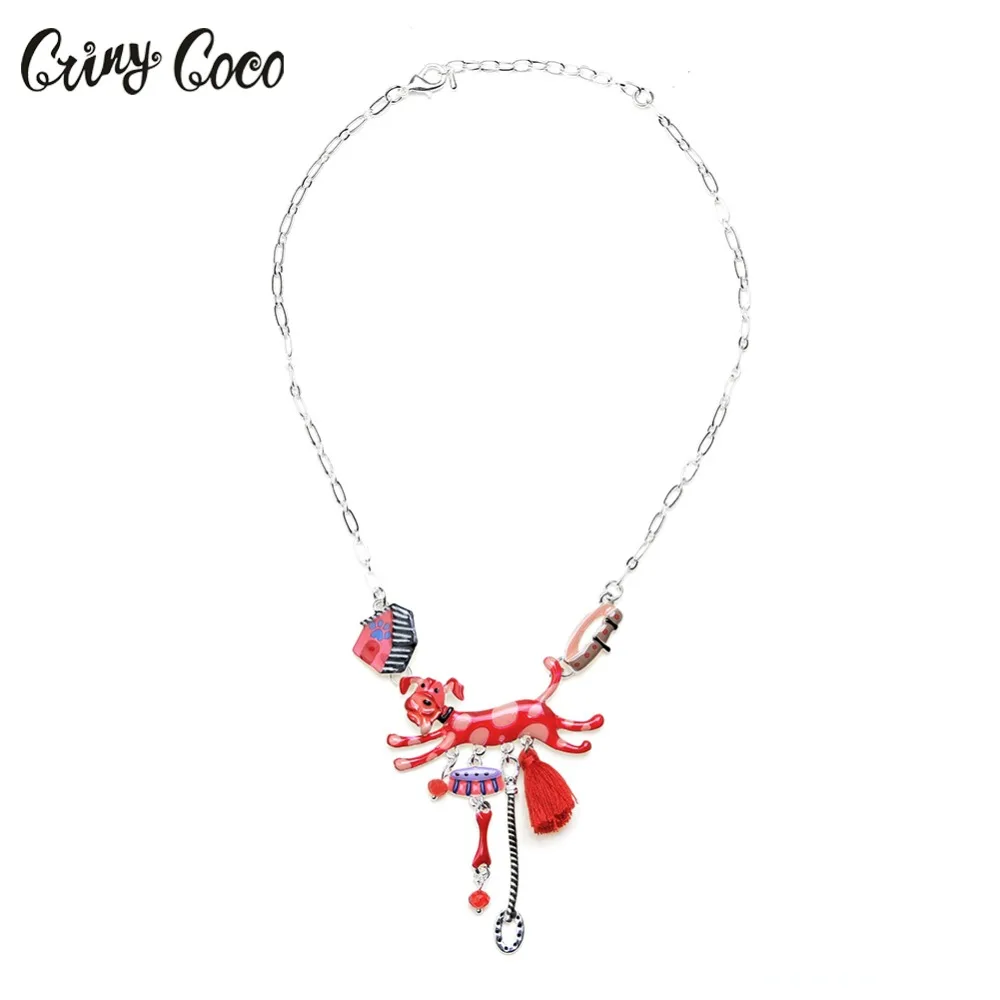 

New Arrival Cat Alloy Enamel Animal Cartoon Choker Necklace Chain Pendant Collar 2019 Fashion New Enamel Jewelry Women