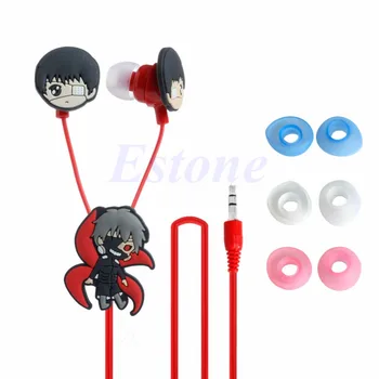 

OOTDTY Anime Tokyo Ghoul Uta Cartoon Earphone Earbuds Earphones Headset Gift Cosplay