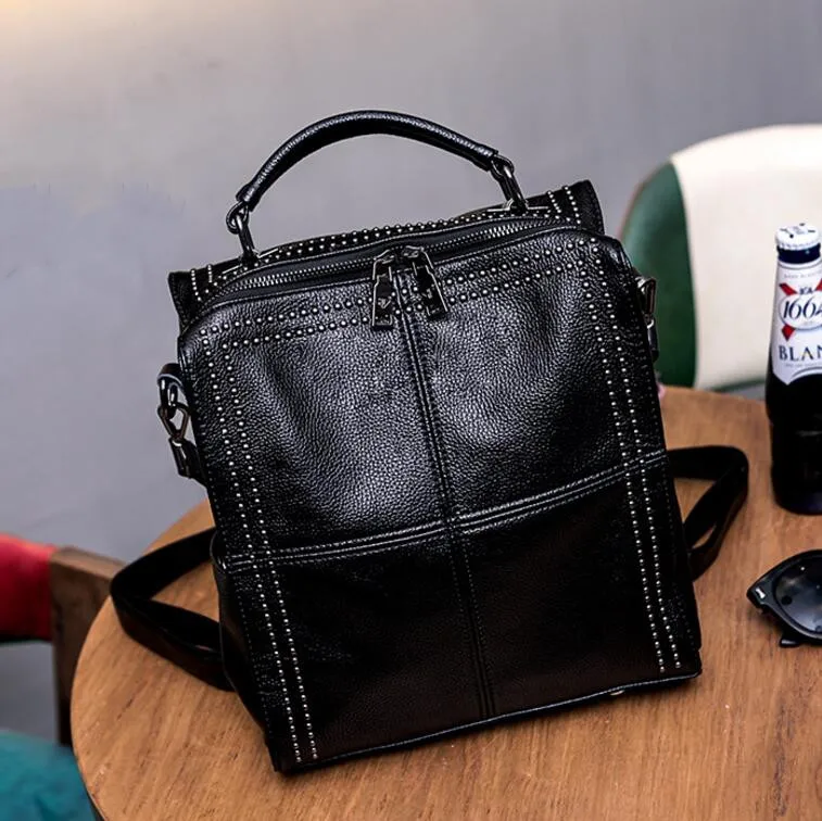 

fashion Leather handbag Korean version of the Messenger bag wild Genuine Leather handbag