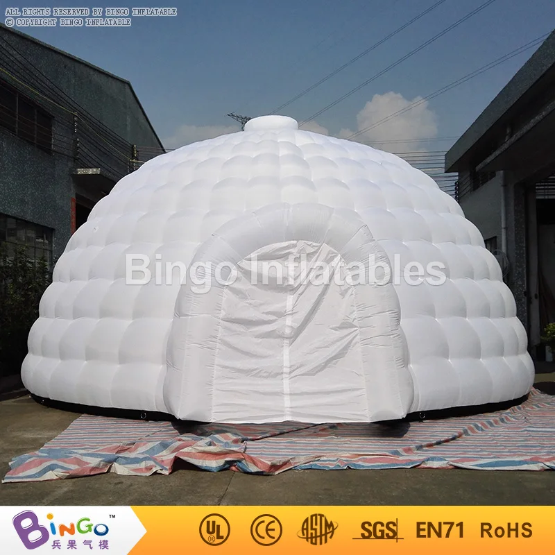  big outdoor igloo tent/inflatable dome tent with door 8m diameter for party/events/advertising toy 