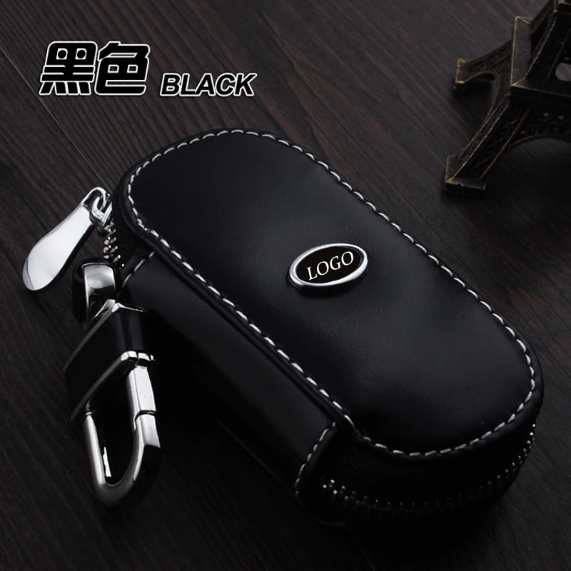 

Leather Car Keychain Key Case Cover for VW Sagitar Magotan Bora Tiguan Touran Passat POLO Jetta Golf CC B6 Scirocco Car Holder