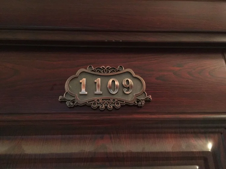 3-4 цифры номер дома; Европейский стиль двери знак; ворота номер; карта вилла квартира, номер отеля, Новое поступление