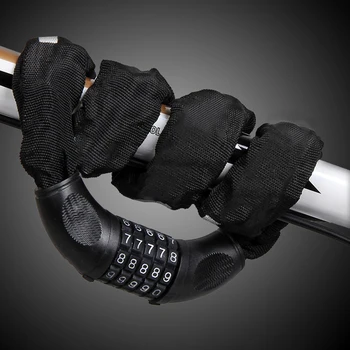 

5 Digit Password Bicycle Lock Security Anti Theft Locks Scooter Bike Motorcycle Moto Combination Password Chain Cable Lock