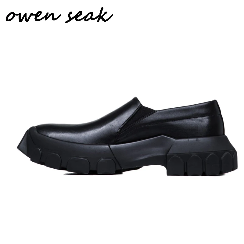 19ss Owen Seak/мужские лоферы Повседневная обувь роскошные кроссовки из натуральной