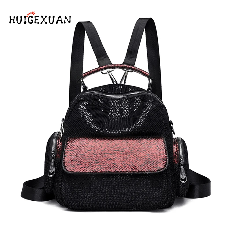 

2019 New Arrival Summer Women Backpacks High Quality PU Leather College Bag For Teenage Girls Ladies' Travel Backpack School Bag