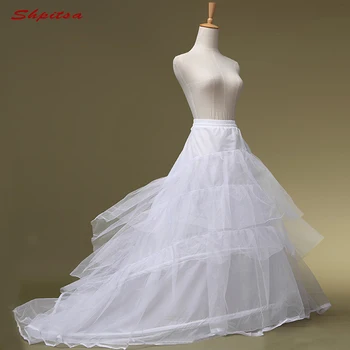 

White Ball Gown Tulle Wedding Bridal Petticoat Woman Crinoline Underskirt