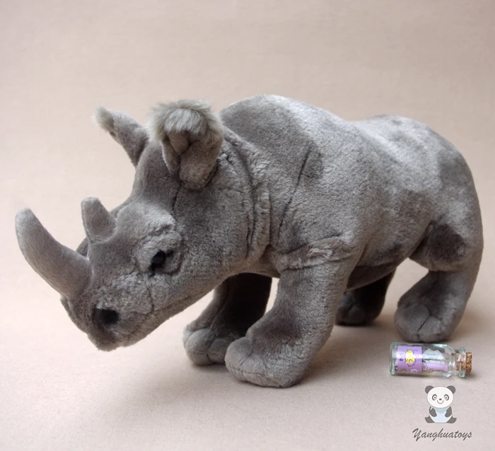 アフリカサイ人形おもちゃ実生活ぬいぐるみのおもちゃ子供のギフト非常に良い形 Stuffed Animal Toys Animal Toystoys Gift Aliexpress