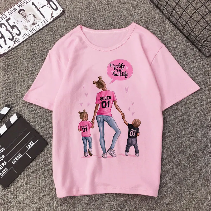 

Fashion Super Mama Summer Top Women T-Shirt Leisure Ariana Grande Vogue Aesthetic Lovely T Shirt Harajuku Punk Streetwear Tshirt