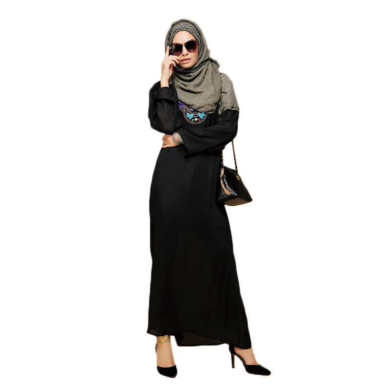 Middle East Clothing Kaftan Abaya Jilbab Islamic Muslim Women Maxi 