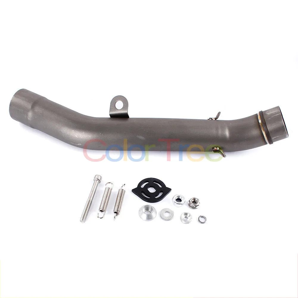 

Exhaust Mid Link Connect Modified Pipe Tube Muffler Mid Pipe For Kawasaki Z800 2013-2016 Z250SL ZR-7/S ZX6R 7R