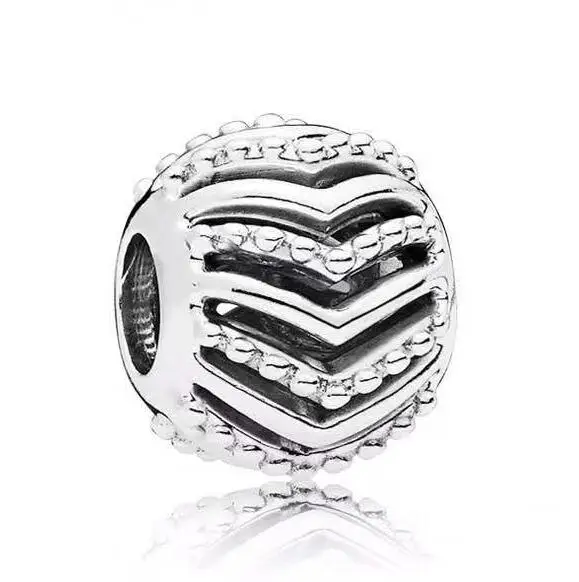 

Original 925 Sterling Silver Bead Stylish Wish Charm With Crystal Pendant Beads Fit Pandora Bracelet & Bangle Diy Jewelry