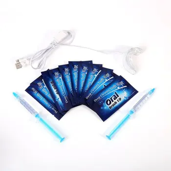 

Smart LED Light Teeth Whitening Tooth Gel Whitener Health Teeth Wipe Peroxide Oral Gel Kit nz17 !!