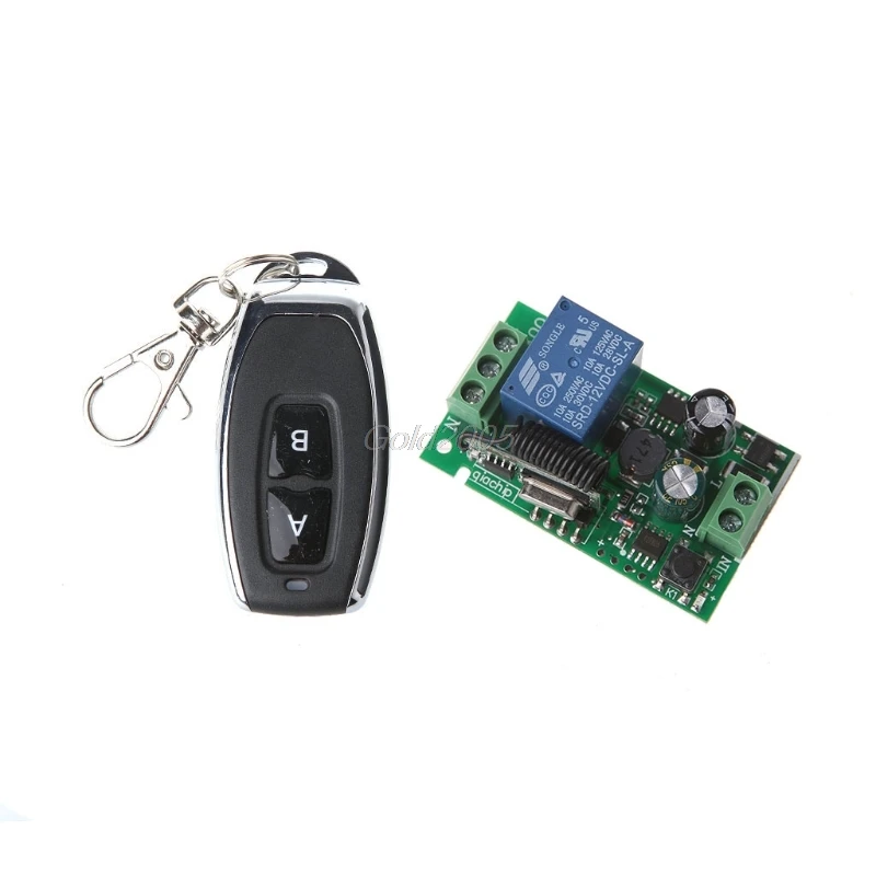 

AC 220V 1CH RF 433MHz Wireless Remote Control Switch 1 Relay Light Controller Apr Whosale&DropShip