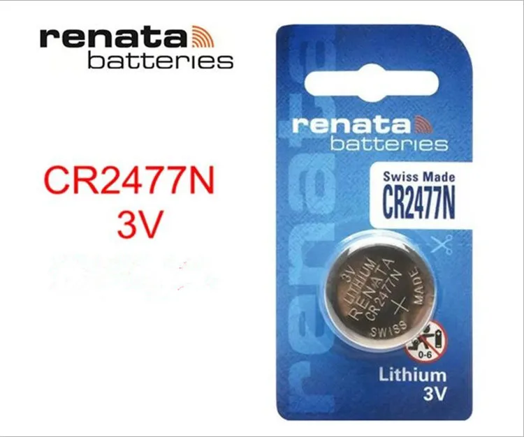 Горячая Новинка! RENATA CR2477N CR2477 2477 3V Высокопроизводительные термостойкие кнопочные