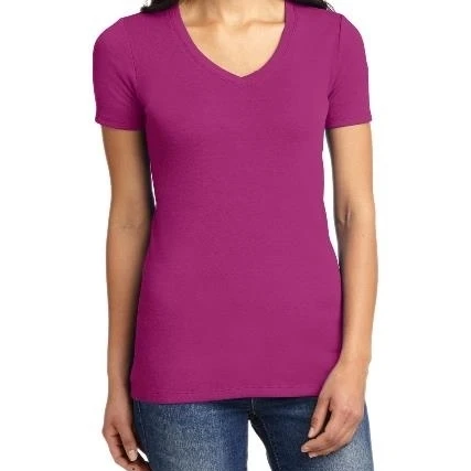 Port Authority LM1005 Ladies Concept Stretch V-Neck Tees Magenta - Large (1)