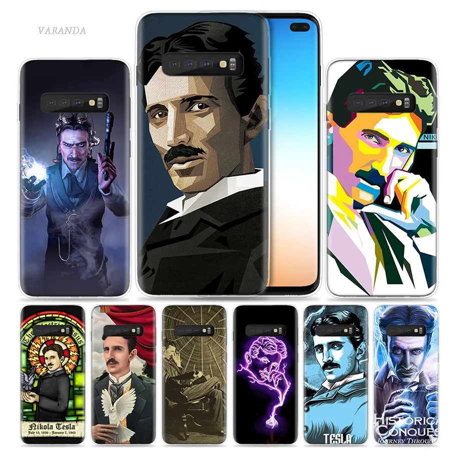 

Nikola Tesla Case for Samsung Galaxy S8 S9 S10 5G S10e S7 Note 8 9 J4 J6 Plus J5 J8 2018 J3 Silicone Phone Bags Fundas Capa Hot