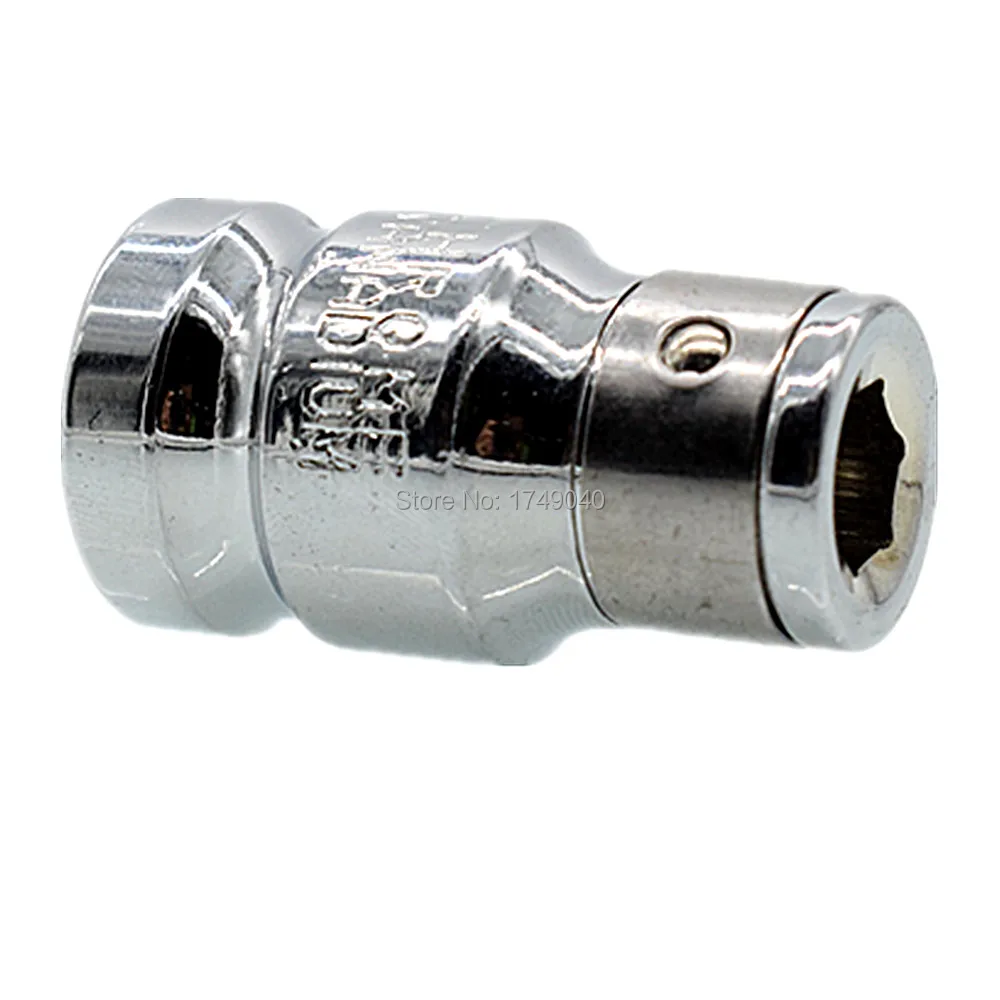 

Socket Drive Converter 1/2" Square Drive to 8mm Hex Shank Adaptor Quick Release Impact Wrench Screwdriver Bits Holder Conversion