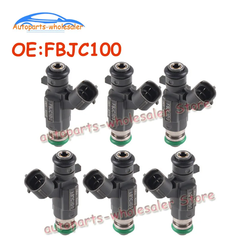 6 шт./партия FBJC100 16600-5L700 для Nissan Bluebird Sylphy-finity 2,0 3,0 3,5 V6 двигателя автомобиль Топливная форсунка/сопло-насадка 16600-2Y915 166002Y915