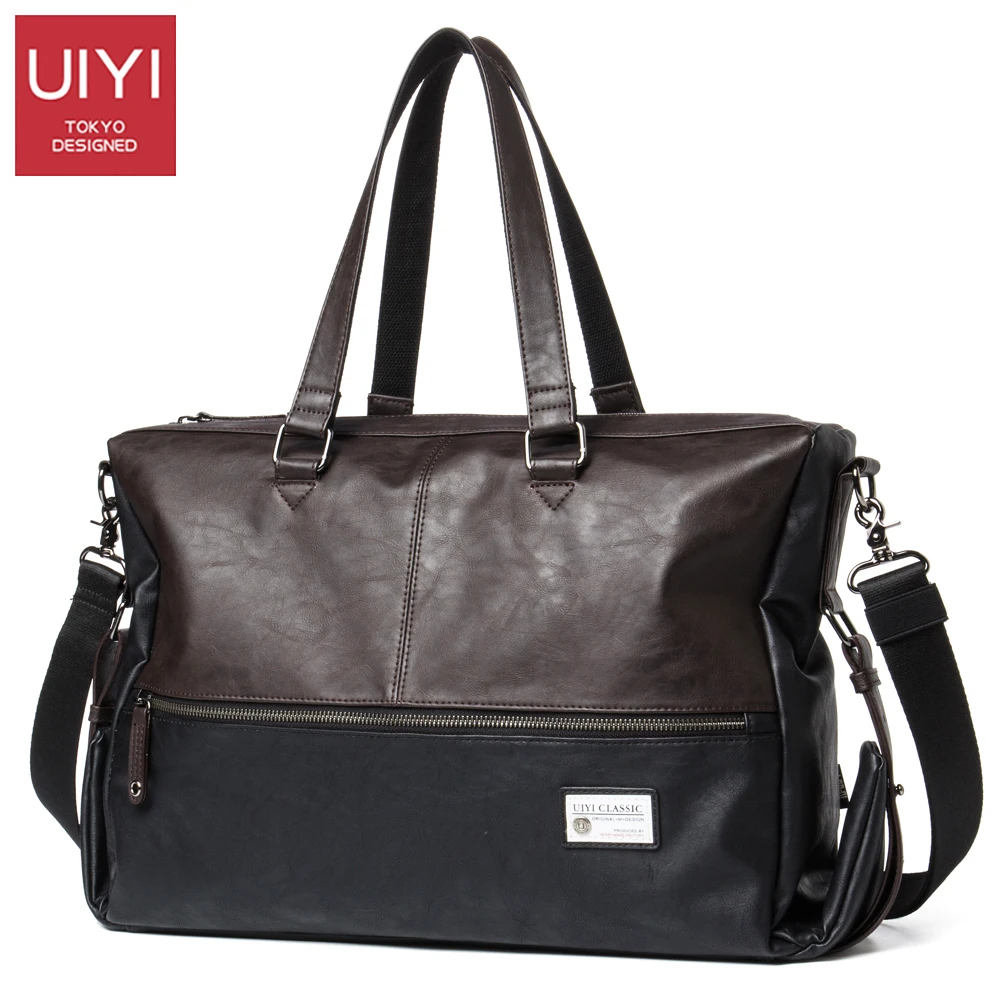 

UIYI PU Mens Shoulder Messenger Handbags 13-inch Laptop Bag Male Lawyer Office Men Dress Party Handbag Crossbody Bags For men's
