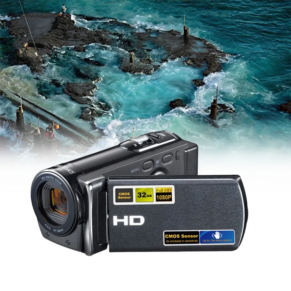 

Camera Hdv-601S Professional Video Home Camera Hd Camera Digital Camera Sensitivity Automatic Built-In Memory