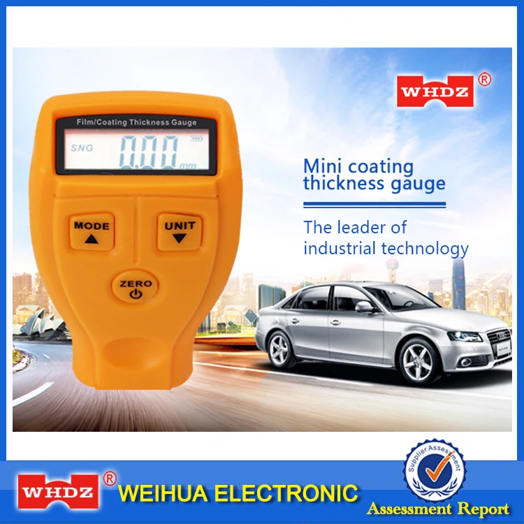 WHDZ Coating Painting Thickness Gauge Tester GM200 Ultrasonic Film Mini Car Coating Thickness measure Paint Thickness