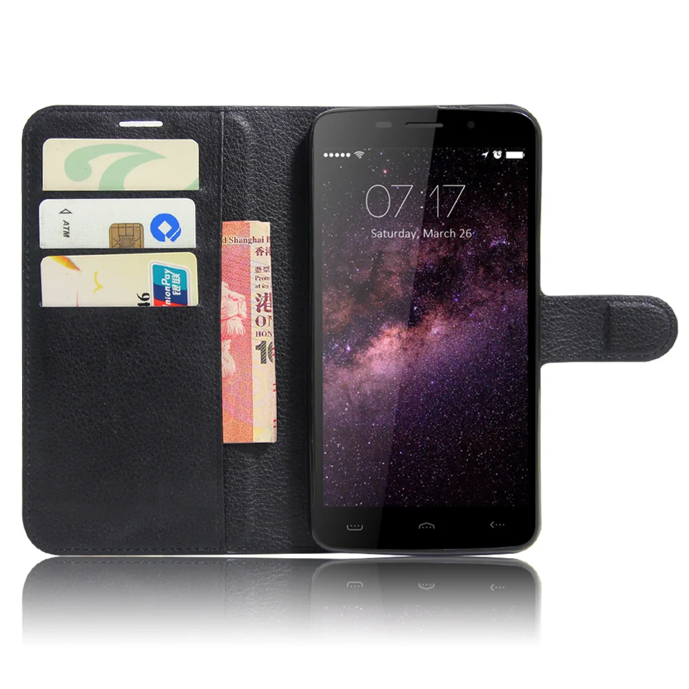 

Cyboris Brand Case for HOMTOM HT17 Case PU Leather Cover Stand Case with Card Holder for HOMTOM HT17 Case Cover