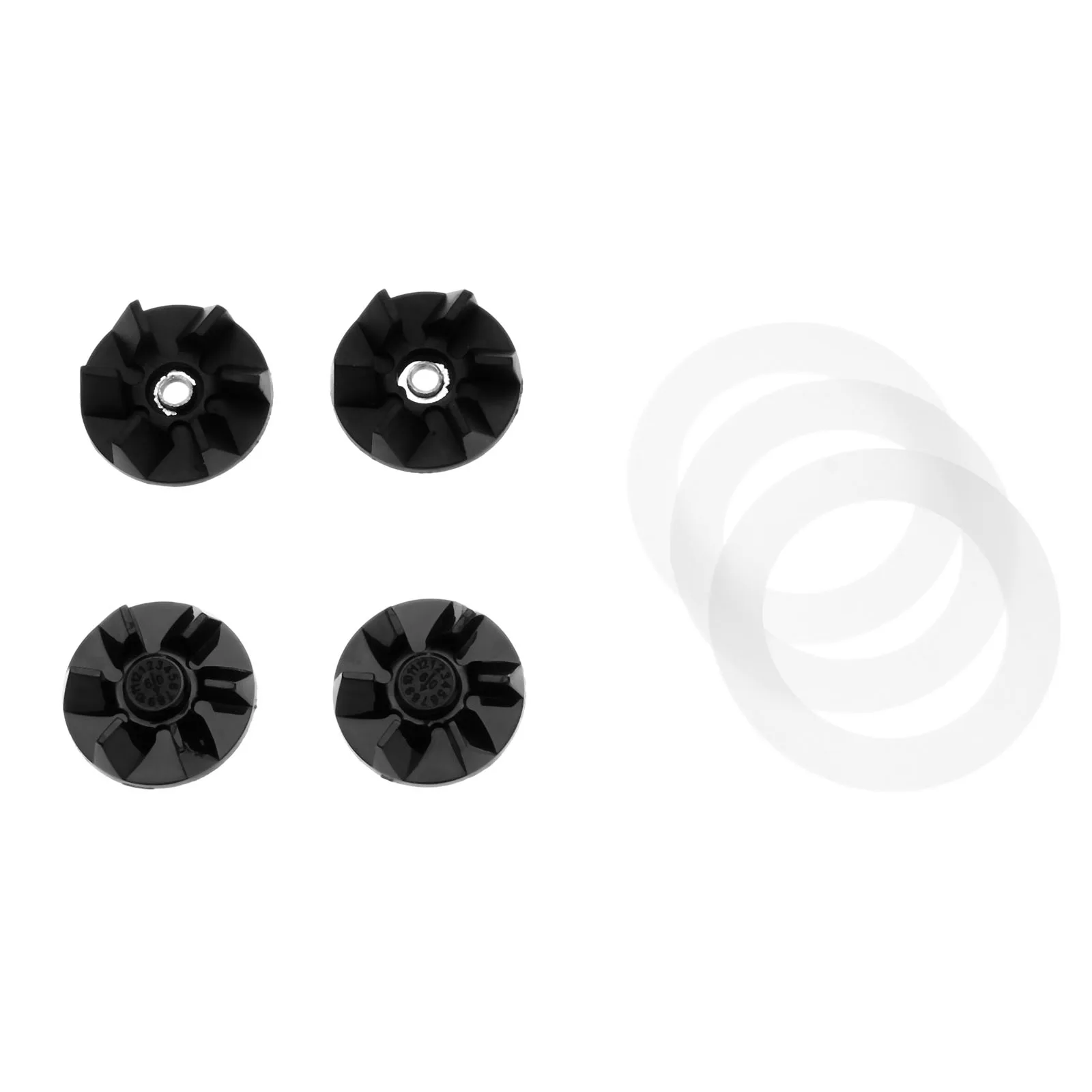 

8Pcs/set Replacement Blade Gear Clutch Steel Blade Sealing Ring Gasket Base Bottom Cap 6 Point Blade For Cuisinart Blenders