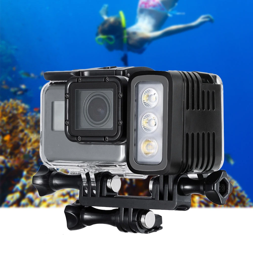 

BORUiT Photography Lighting Studio Light LED Phone Video Light Photographic Underwater Video Camera Light For YouTube