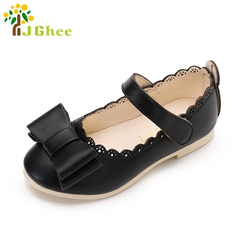 Hot Spring Big Girls Bow knot Shoes Fashion Princess Slip on Children