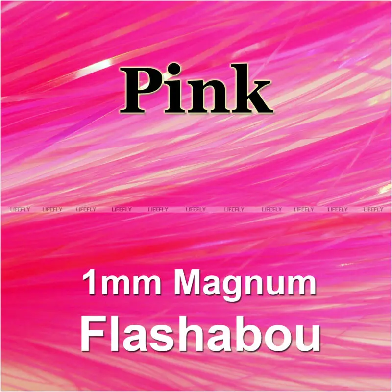 Розовая голографическая мишень 20 упаковок Magnum Flashabou 1 мм металлическая Mylar