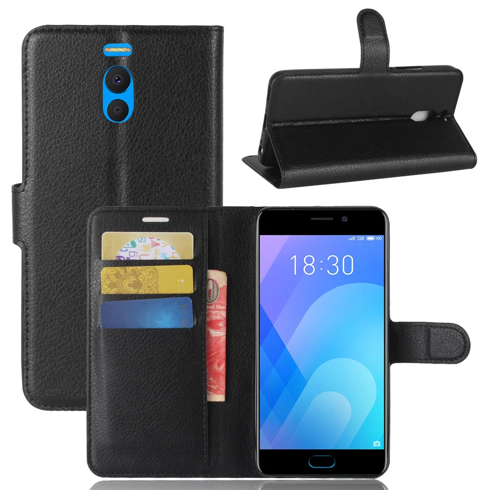 

YINGHUI For Meizu Note 6 Case Luxury Coque Fundas Leather Flip Cover For Meizu M6 Note Phone Cases fundas capas With Card Holder
