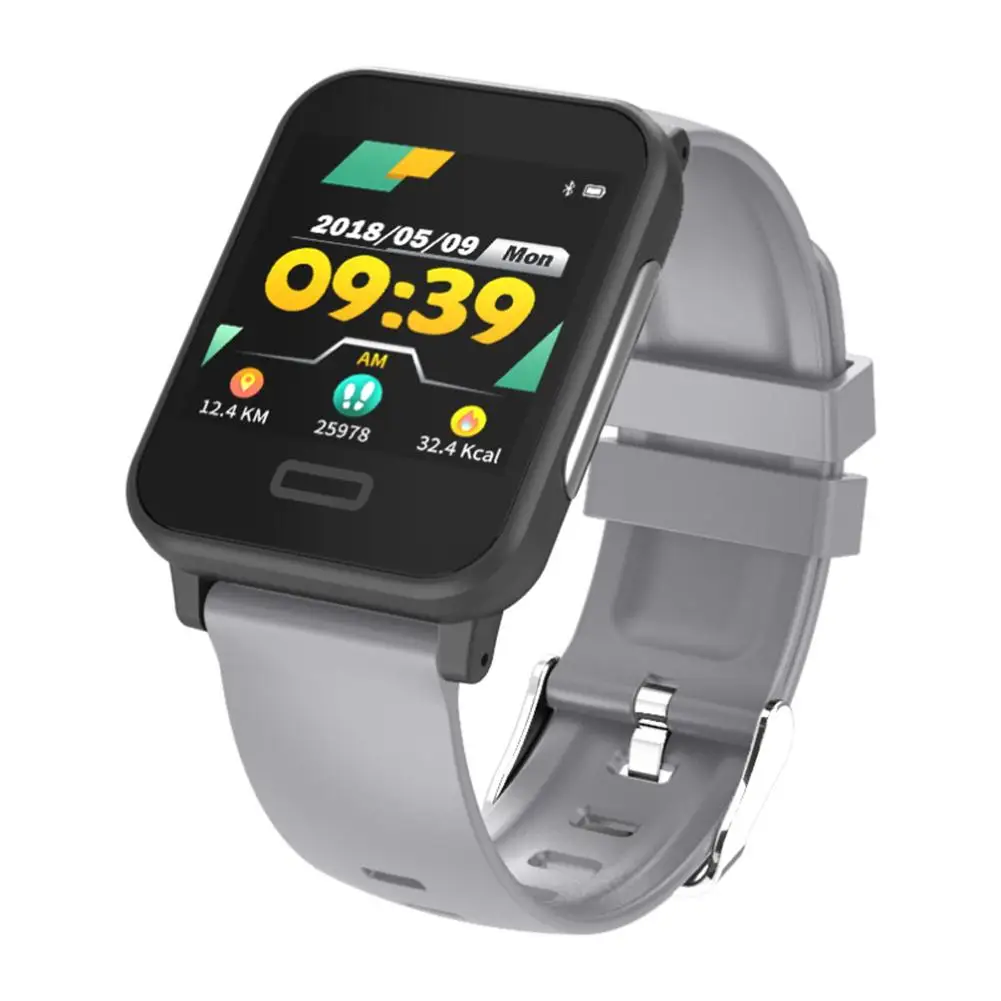 Умный Браслет E33 с ЭКГ HR кровяное давление смарт-Браслет Водонепроницаемый Bluetooth фитнес-часы для IPhone Фитнес-трекер - Цвет: Серебристый