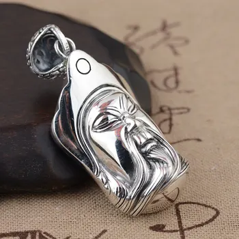

FNJ 925 Silver Figure Pendant New Fashion Pure S925 Solid Thai Silver Pendants for Women Men Jewelry Making