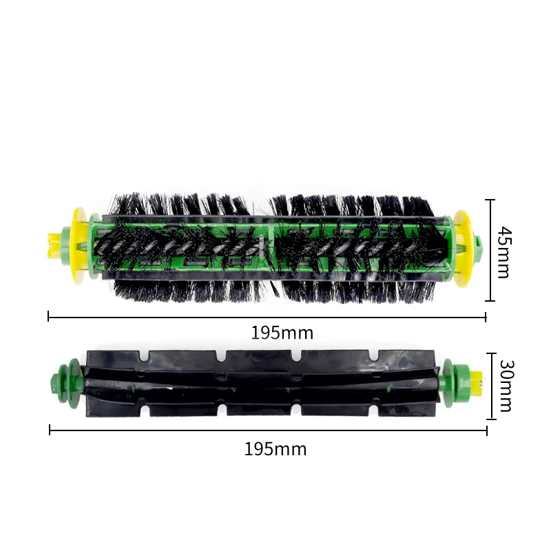 para Irobot Roomba Escova + Kit Aspirador de pó Peças de Reposição 535 540 562 570 572 580 581 590 Side Filtro 500 527 528 530 532 2 Peças p aspirador de pó