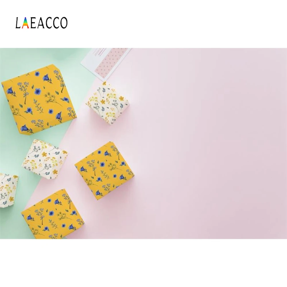 

Laeacco Swiss Sweet Gift Pink Solid Color Birthday Photography Backgrounds Customized Photographic Backdrops for Photo Studio
