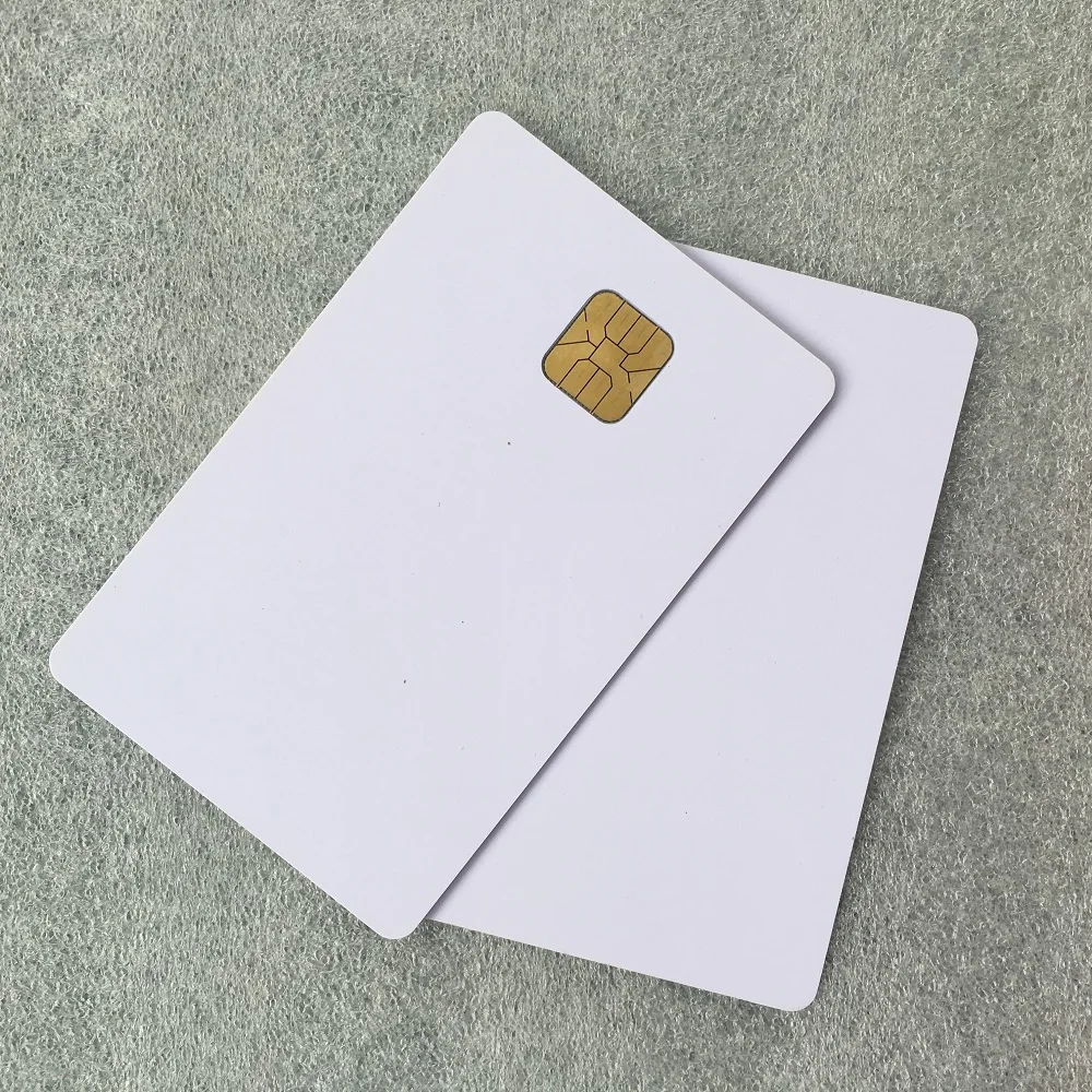 1000 шт. iso7816 контактных смарт-карт AT88SC102 1K-BIT микросхемой чипом микропроцессорные карты