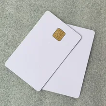 1000 шт. iso7816 контактных смарт-карт AT88SC102 1K-BIT микросхемой чипом микропроцессорные карты