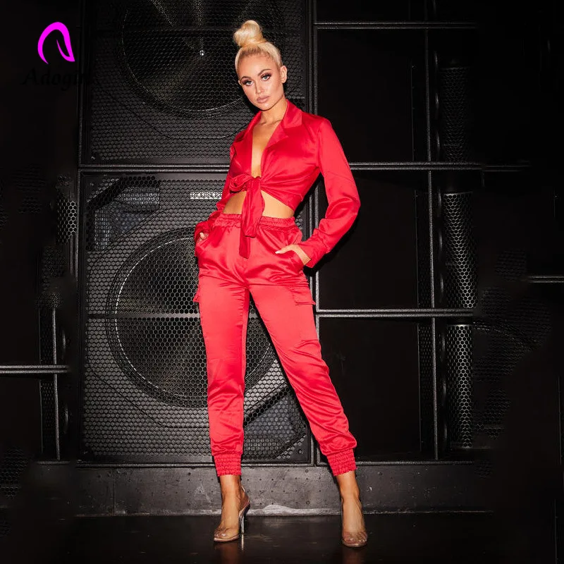 

Khaki Cardigan and Pants Set Women Sporting Two Piece Set Crop Top and Pants 2019 Short Top 2 Piece Set Work Women Plus Size 2xl