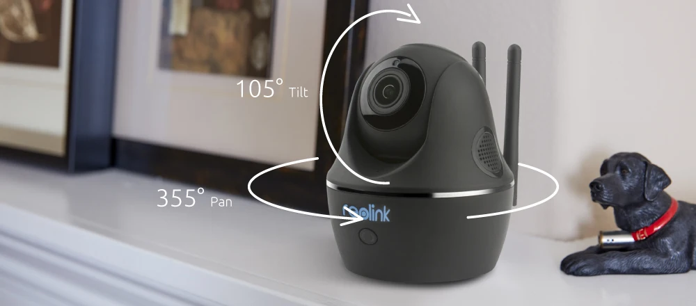 Reolink 4MP Wi-Fi камера Pan Tilt безопасная камера видеонаблюдения в помещении HD Беспроводная IP камера для домашних животных, детей, няни Smart Care