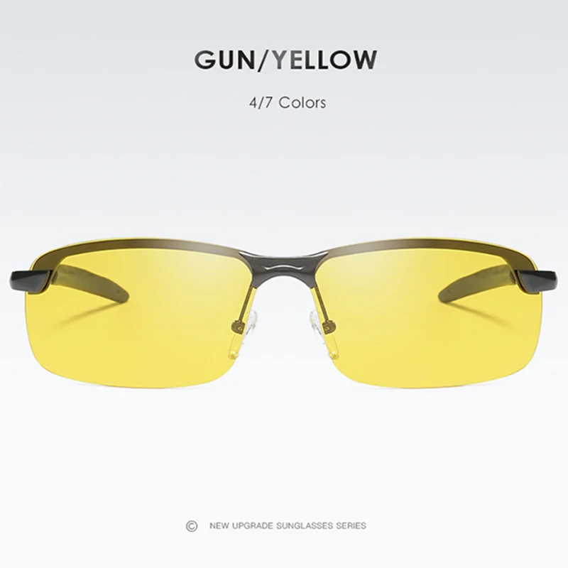 HD очки ночного видения мужские очки для вождения желтые мужские очки для вождения поляризованные солнцезащитные очки для ночного видения gafas de sol