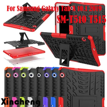 

Case for Samsung Galaxy Tab A 10.1 2019 SM-T510 SM-T515 T510 T515 Cover Funda Slim Silicone Shockproof Stand Shell