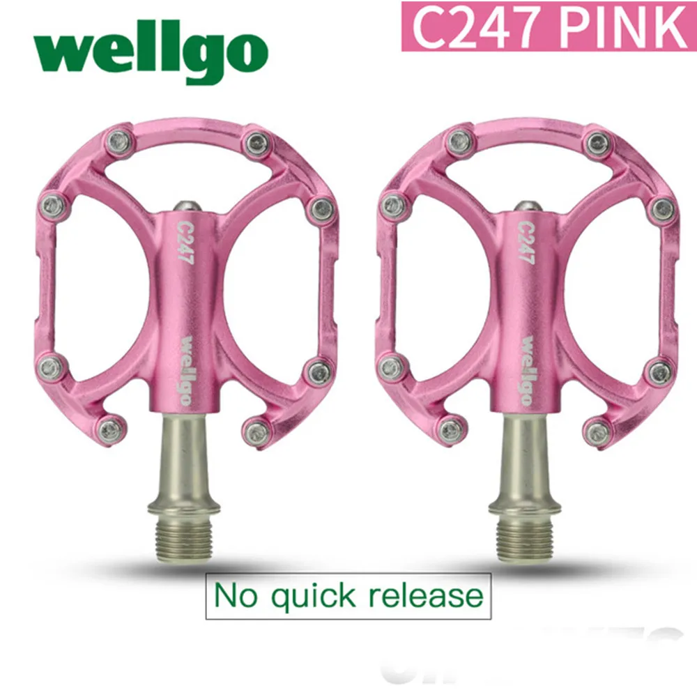 Алюминиевый сплав Сверхлегкий Wellgo C247 велосипедные подшипники педали BMX MTB Горный