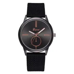 LVPAI женские часы силиконовые Роскошная лента Модные для женщин часы нержавеющая сталь случае кварцевые наручные reloj mujer