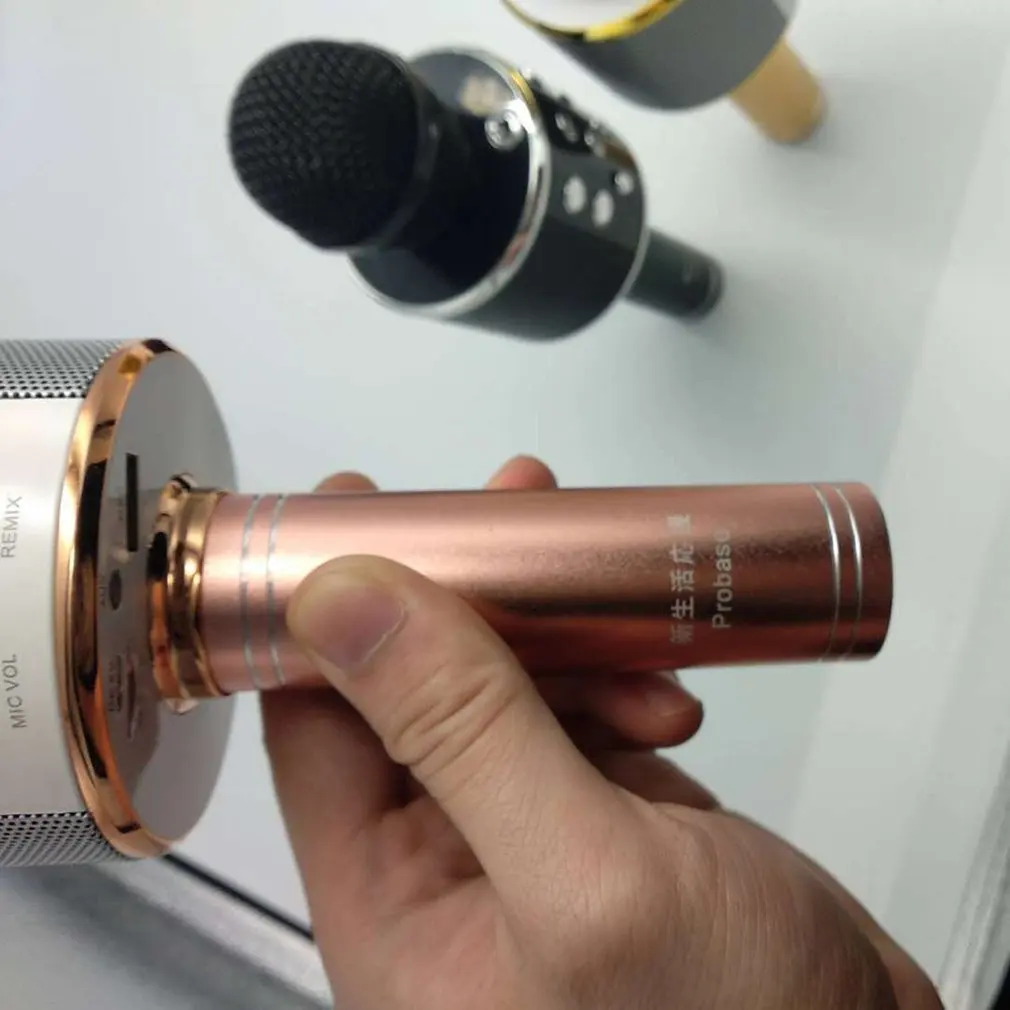 

Wireless Microphone Audio Mobile Phone Microphones Karaoke Microphone Portable KTV Karaoke Machine with Speaker